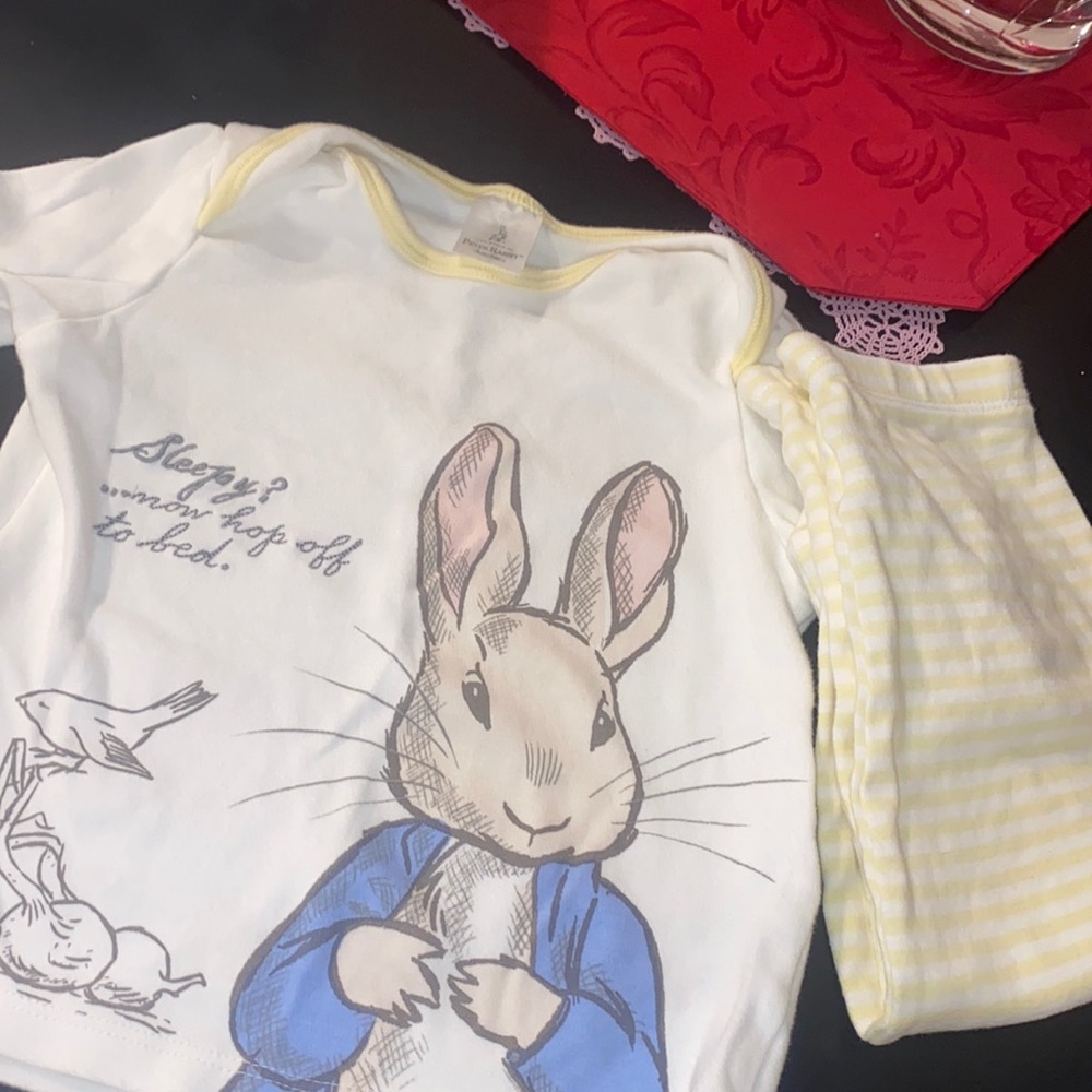 Peters rabbit set like new x perfect for Easter 18/24 months